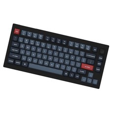 키크론 V1 맥스 3가지 모드 RGB 핫스왑 맞춤형 기계식 키보드, 블랙, V1M-D3(갈축), 텐키리스