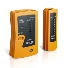 네트워크 케이블 테스터 RJ45 LAN 케이블 테스트 지원 POE for RJ45 Cat5e Cat6a Cat7 UTP/차폐 케이블 및 RJ11 RJ12 이더넷 케이블 테스터 （, 1개