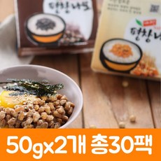 평창나또 노랑콩쥐눈이콩 혼합나또 50g x 60개입, 1개