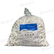 [대한] 코튼볼 1호(필터형) 450g, 1개, 1개입 - 탈지면롤