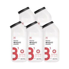 레인보우샵 베이킹소다 프리미엄 톡톡이 500gx5개, 5개, 500g - 톡톡이