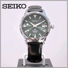 삼정시계 정품 세이코 SEIKO 알피니스트 오토매틱 가죽시계 (그린) SPB245J1