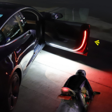 우리파파 자동차 도어램프 LED 도어 무드등 도어라이트 충돌방지 LED 안전경고등 2개 1세트, 카 도어 LED NO-1
