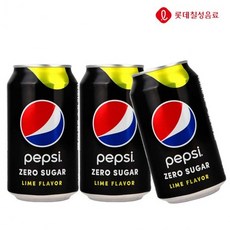 제로 팹시 라임 뚱캔 펩시 콜라 제로 슈거 355ml 12개