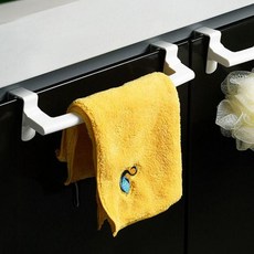 1P 씽크 수건걸이 타올 수건 싱크대 핸드 싱크대걸이 행주 흰색 걸이 주방 건조대, 1개, 기본1, 기본1