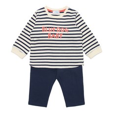 블루독베이비1 (43A7067205)(NY)골지 STRIPE 상하복(HM) (BLUEDOG BABY)