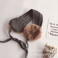 휘게몰 페이크퍼 꽈배기 귀도리 귀마개