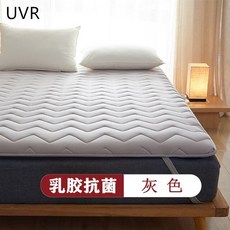 베스트 슬립 패밀리 저상 토퍼 가족 침대 매트 uvr latex 리스 사계절 통기성 수, 90x200cm, 두께 4cm, 회색