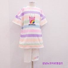 로엠걸즈반팔티셔츠