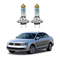 폭스바겐 제타 할로겐 국산 E1인증 라이트 전구, 코너링램프, H7, 1세트