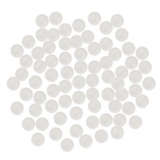 ZCD 100pcs 8mm 높은 정밀도 투명 고정 유리 구슬 장식 공, 클리어