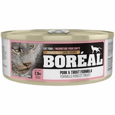 보레알 고양이 습식사료 돼지고기 + 송어, 156g, 24개