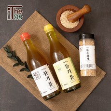 The맑음 저온압착 참기름 들기름, 350ml, 350ml, 1개, 350ml