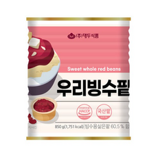 대두식품 우리빙수팥, 850g, 12개