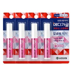 상쾌한 냄새~ 유한덴탈케어 구취제거제 (복숭아) 구강청결제, 4개, 6.5ml