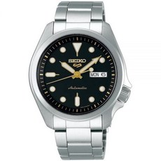 seiko 세이코 남자명품시계 5 스포츠 오토매틱 100m 검은색 다이얼 시계 SRPE57K1 123045