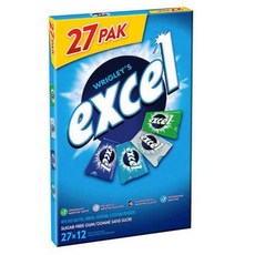 엑셀 껌 대용량 27팩 Excel Gum, 27개