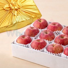웨일베리4 청송사과 설날선물세트 5KG (14-15과) (특) 거래처선물 부모님명절선물 새해선물세트 선물용으로좋은 신정선물 명품선물세트, 1개