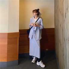 우르보스 정장 코트 하이웨스트 여성 봄가을 겨울 코리아 커버 스타일리쉬