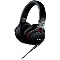 Sony MDR-1A 헤드폰 - 검정색 (미국 버전 국제 보증은 적용되지 않을 수 있음), 단일상품