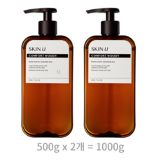 해피바스 스킨유 이노센트 컴포트 우디 샤워젤