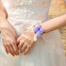 아트박스/더플라워마켓 프리저브드 바이올렛 목화꽃팔찌