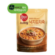 햇반소프트밀 낙지김치죽 420g