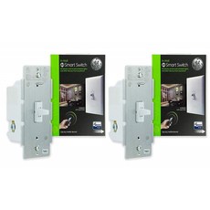 GE 47888 Z-Wave Plus Smart Light Switch 스마트스위치 조명 IOT 허브필수 (2팩) 431g(15.2oz)
