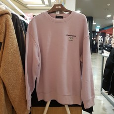 유지아이지 UGIZ 여자 오버핏 자수 아트웍 맨투맨
