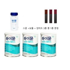 일동후디스 하이뮨 프로틴 밸런스-산양유 단백질 파우더 스푼+ 보틀증정, 3캔, 296g