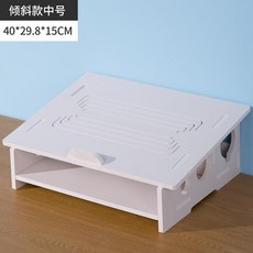 다이소 이케아 철 원목 듀얼 트리플 무선충전 키보드살균기 모니터받침대 모니터 노트북 컴퓨터 받침 선반 데스커 받침대 거치대, 노트북 경사 및 통기성