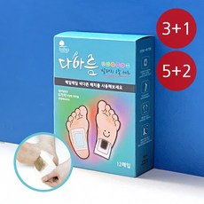 다아름 발패치 6종 세트 12매입 / 발바닥패치 수액시트 목초패치, 상세설명 참조, 다아름 발패치 6종세트