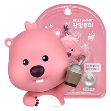 BELLEAMANT Janmangrupee 迷你汽車空氣清新劑, 1個, Coffee Loopy(黑櫻桃香+清新棉香+花香)