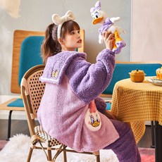 잠옷 홈웨어 파자마 여자 플란넬 귀여운 공주 224