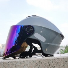 [WanXiang] 오토바이 여름 반모 빅사이즈 대두 헬멧 4XL 특대 고글 대형 오버사이즈 핼멧 65cm 큰머리