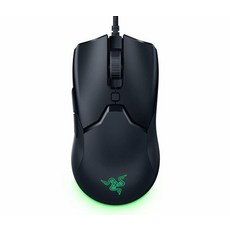 Razer 바이퍼 미니 경량 게이밍 마우스 클래식 블랙 빠른 스위치 8500 광학 센서 크로마 RGB 언더글로 아이트닝 프로그래밍 가능한 버튼 6개입 드래그 프리 코드 1