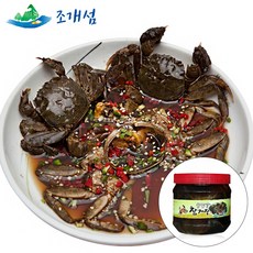 하동 섬진강 조개섬 자연산 100% 민물 간장게장 참게장, 2kg, 1개