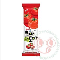 요비월드 토마토마 쭈쭈바 35개 아이스크림쭈쭈바 회사간식 토마토맛쭈쭈바