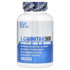 EVLution Nutrition L-Carnitine500® 500mg 캡슐 120정, EVLution Nutrition L-Carnit..., 1개
