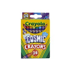 Crayola 코스믹 크레용 펄 & 글리터 색상 24개입 선물 a+ 307267