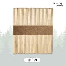 블루밍모먼트 우드 왁싱 스틱 스파츌라 대 large 1000p, 1000개