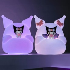 산리오 쿠로미 무드등 / 쿠로미 리본 말랑말랑 실리콘 무드등, 상세페이지, 쿠로미 리본 무드등, 1개