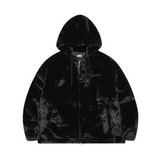 [백화점 매장정품] 엘엠씨 팀 FAUX 퍼 후드 재킷 블랙