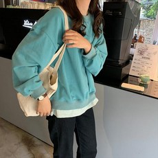 봄시즌 NEW 마카롱 컬러 여자 무지 맨투맨