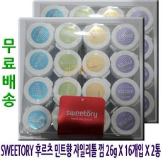 무배 SWEETORY 후르츠 민트향 자일리톨 껌 X 2통