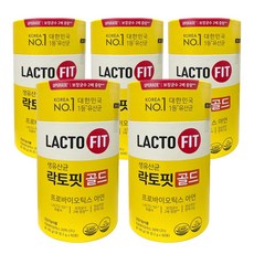 종근당 건강 락토핏 골드 생유산균 프로바이오틱스 아연 LACTO FIT, 5개, 2g x 50포