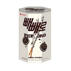빼빼로 화이트쿠키, 132g, 1개