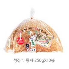 지도표 성경 누룽지 250gX10봉, 250g, 10개