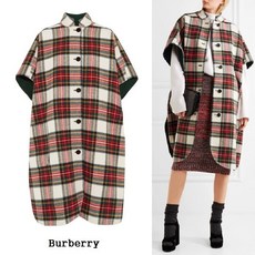 [Burberry]버버리 Reversible Tartan 판초 40700151