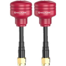홀리랜드 롤리팝 안테나 공식 무선영상전송시스템용 2.5dBi 63mm 미니원편광 화성용 400s 프로화성 300화성 400레드2PCS